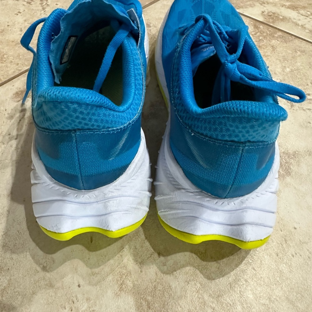 Hoka One One Carbon X Blue Athletic Running Shoes Women’s 8.5D - Picture 4 of 9